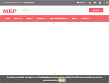 Tablet Screenshot of mepgroup.com